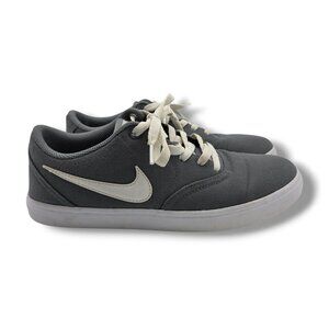 Nike Check Solarsoft Canvas SB Womens‎ 9 Cool Grey 921463-011 Sneakers